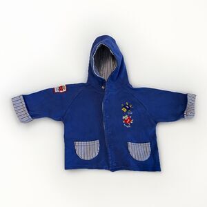 Vintage First Moments Animal Pals Jacket Blue Y2K Baby Size 3/6 Months
